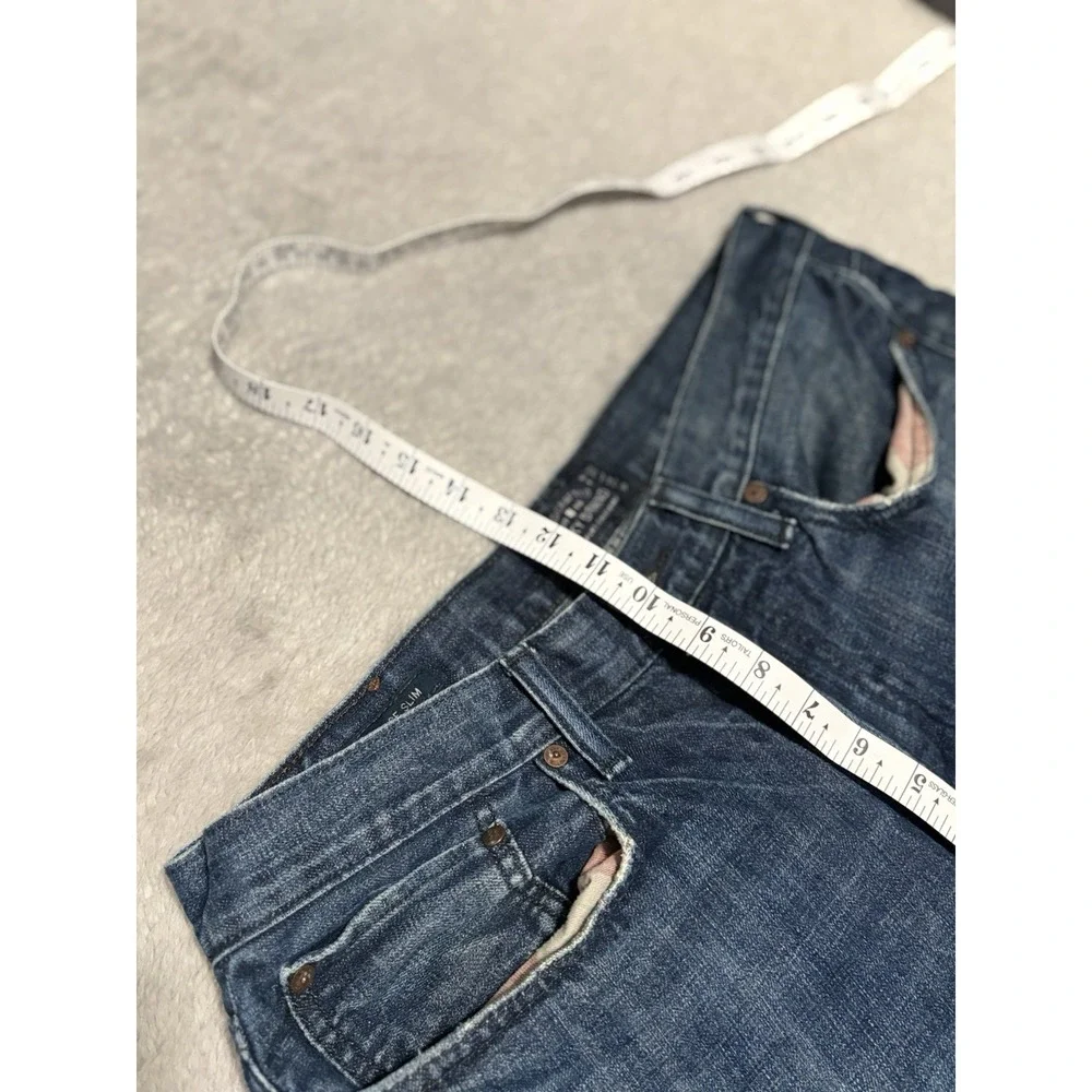 Lucky Brand 121 Heritage Slim Men's Blue Denim Jeans Size 34x32 Cotton Pants